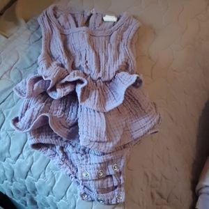 Purple ruffle jumper